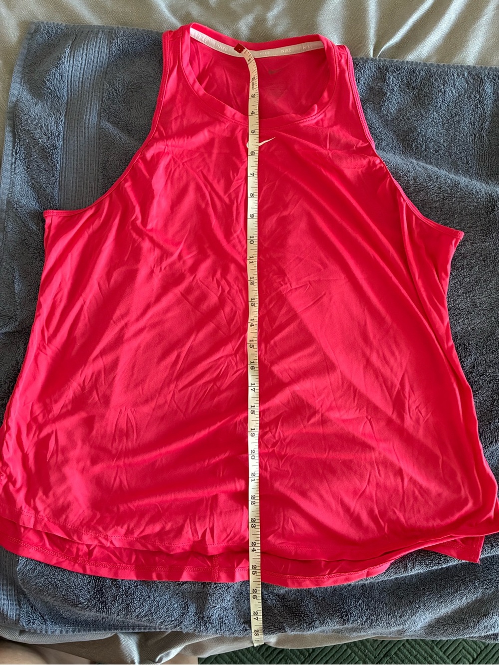 Nike Hot Pink Performance Racerback Tank - Picture 4 of 5